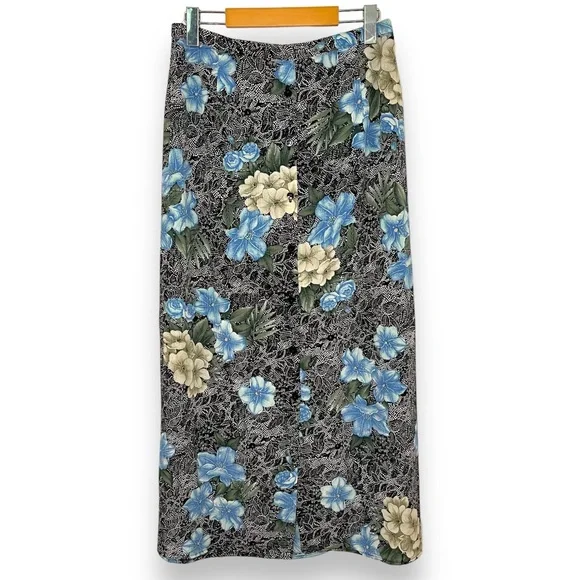 Vintage Floral Paisley Maxi Skirt - Picture 3 of 10